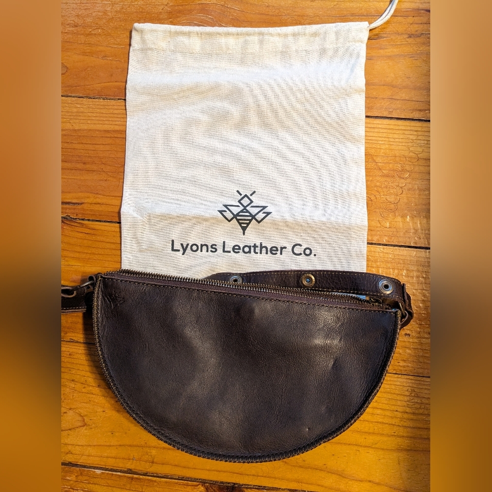 Lyons Leather Original Biggie Bee Espresso EUC